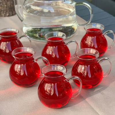 Arow Borosilikat Çay Bardağı 6 Parça - AROW