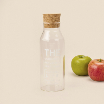 Arow Fog Mantar Kapaklı Cam Sürahi 600 ml - 2
