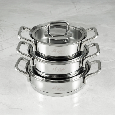 Aryıldız Chef Prestige 6 Parça Sahan Seti - 3