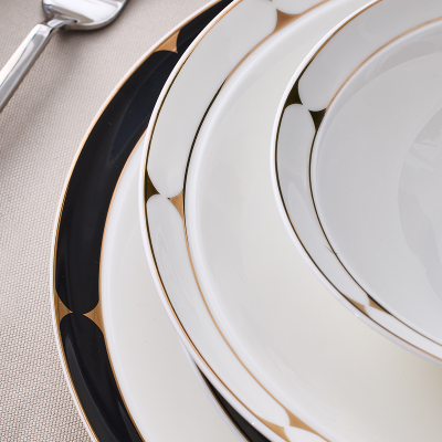 Aryıldız Crystal Provence Black 56 Parça 12 Kişilik Yemek Takımı - 4
