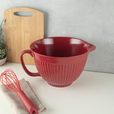 Aryıldız Daily Kulplu Karıştırma Kabı Kırmızı 24 cm - ARYILDIZ