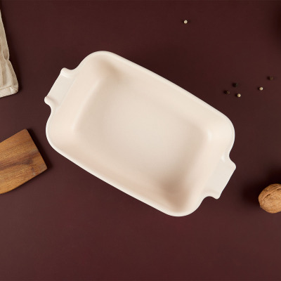 Aryıldız Elissa Dikdörtgen Fırın Kabı Mat Beyaz 23 cm - 3