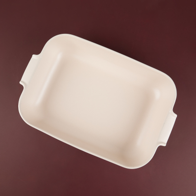 Aryıldız Elissa Dikdörtgen Fırın Kabı Mat Beyaz 36 cm - ARYILDIZ