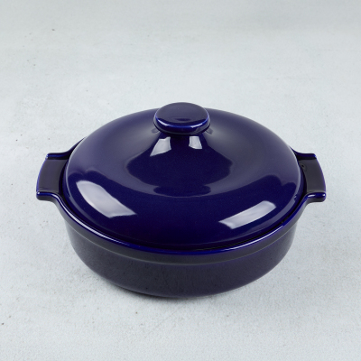 Aryıldız Elissa Kapaklı Karnıyarık Fırın Kabı Kobalt 27 cm - ARYILDIZ