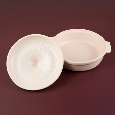Aryıldız Elissa Kapaklı Karnıyarık Fırın Kabı Mat Beyaz 25 cm - ARYILDIZ