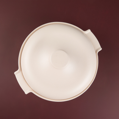 Aryıldız Elissa Kapaklı Karnıyarık Fırın Kabı Mat Beyaz 29 cm - 5