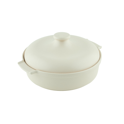 Aryıldız Elissa Kapaklı Karnıyarık Fırın Kabı Mat Beyaz 29 cm - 7