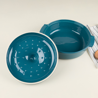 Aryıldız Elissa Kapaklı Karnıyarık Fırın Kabı Yeşil 29 cm - 5