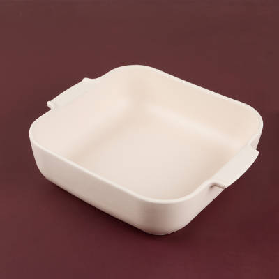 Aryıldız Elissa Kare Fırın Kabı Mat Beyaz 28 cm - ARYILDIZ