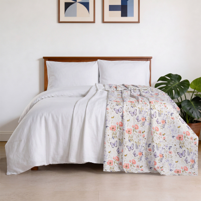 Aryıldız Home Butterfly Tek Kişilik %100 Pamuk Pike 150x220 cm - 2