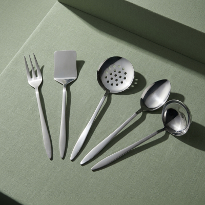 Aryıldız Krom Elegant 5 Parça Servis Seti - ARYILDIZ