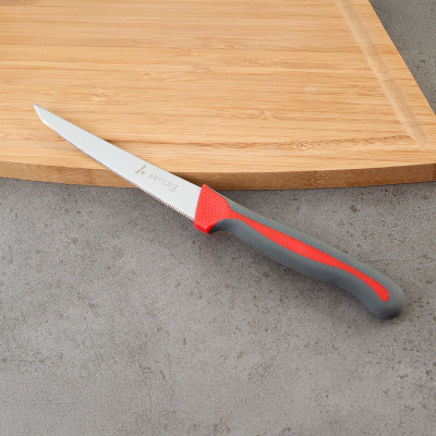 Aryıldız Lua Dişli Sebze Bıçağı Gri 10 cm - ARYILDIZ