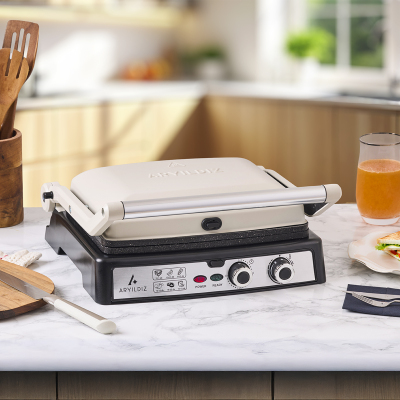 Aryıldız Multi Grill Tost Makinesi Mat Krem - ARYILDIZ
