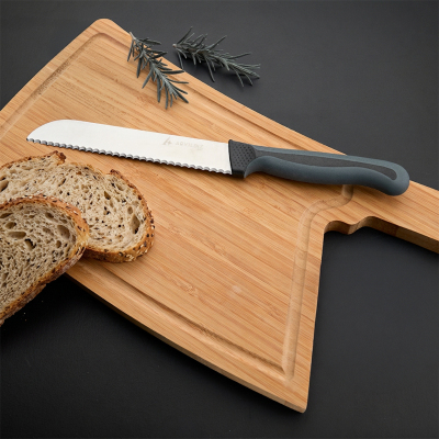 Aryıldız Plurex Dişli Ekmek Bıçağı Antrasit 19 cm - 1