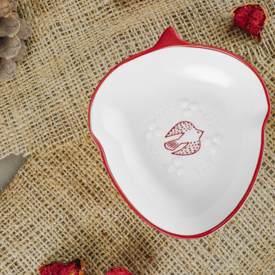 Aryıldız Red Bird Servis Sunum Tabağı 12 cm - 2