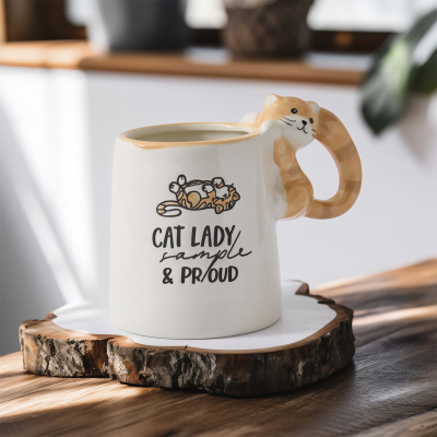 Aryıldız Tails Lady Kedi Figürlü Kupa 545 ml - ARYILDIZ