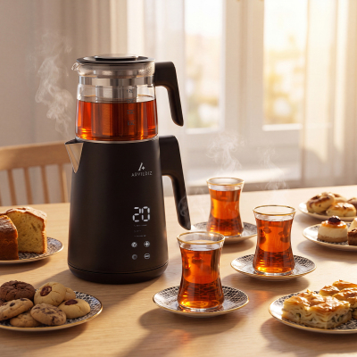 Aryıldız Tea Mode Çay Makinesi Siyah - ARYILDIZ