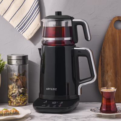 Aryıldız Vision Prime Çay Makinesi Siyah - ARYILDIZ
