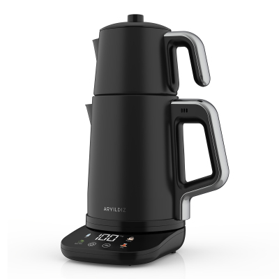 Aryıldız Vision Steel Çay Makinesi Mat Siyah - 2