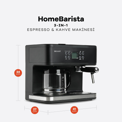 Dexart Home Barista 3-in-1 Filtre Kahve & Espresso Makinesi - 2