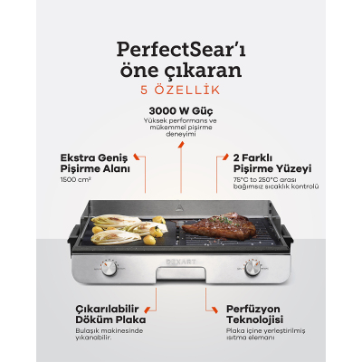 Dexart Perfect Sear Table BBQ Izgara - 2