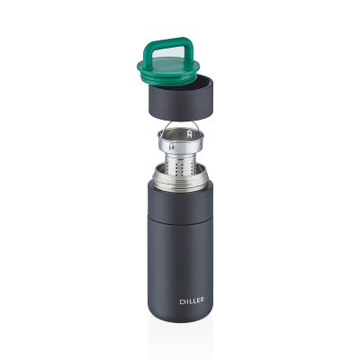 Diller Çelik Termos Siyah 350 ml - 2