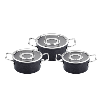 Fissler Adamant 6 Parça Cam Kapak Tencere Seti - FISSLER
