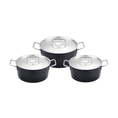 Fissler Adamant 6 Parça Metal Kapak Tencere Seti - FISSLER