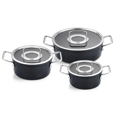 Fissler Adamant Cam Kapak 6 Parça Tencere Seti - FISSLER