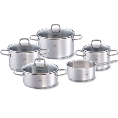 Fissler Viseo 9 Parça Çelik Tencere Seti - FISSLER