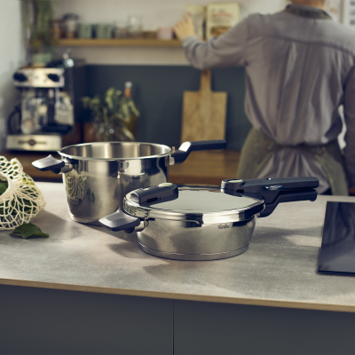 Fissler Vitaquick Elemental Düdüklü Tencere 4,5+2,5 Litre - FISSLER