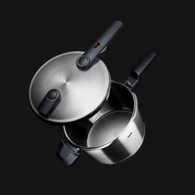 Fissler Vitaquick Premium 6 Litre Düdüklü Tencere + Buharda Pişirme Aparatı - 4
