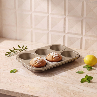 Guardini Actuel 6'lı Muffin Kalıbı Bronz - 1
