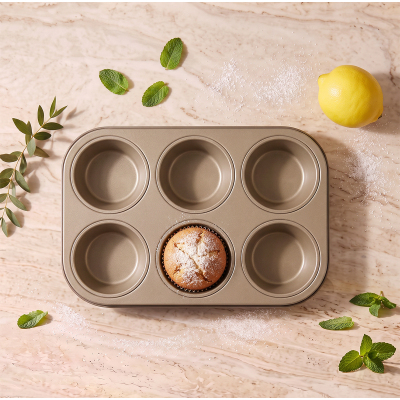 Guardini Actuel 6'lı Muffin Kalıbı Bronz - 2