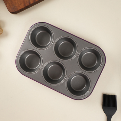 Guardini Muffin Kalıbı Mor 6’lı - 4