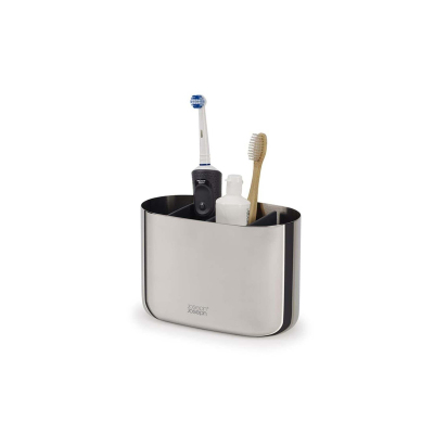 Joseph Joseph EasyStore Luxe Büyük Diş Fırçalık Çelik - Joseph Joseph