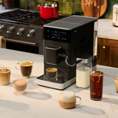 KitchenAid Tam Otomatik Buzlu Kahve Özellikli Espresso Makinesi KF4 Mat Siyah - KITCHENAID