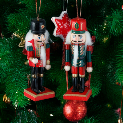 Koopman New Year 2 Parça Nutcracker 12 cm - KOOPMAN