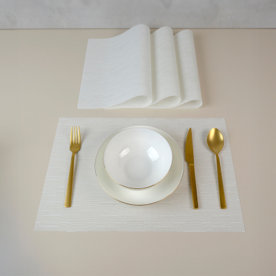 Maxstyle Bamboo Chalk 4 Parça Amerikan Servis 30x45 cm - MAXSTYLE