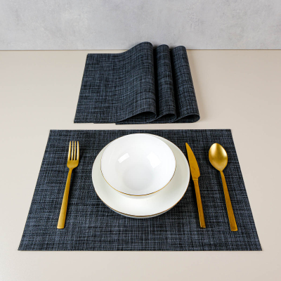Maxstyle Black 4 Parça Amerikan Servis 30x45 cm - MAXSTYLE