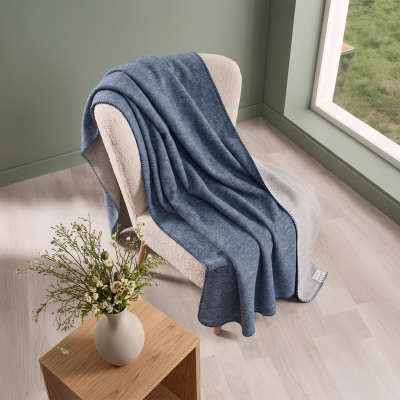 Maxstyle Blau Çift Kişilik Battaniye Denim 200X220 cm - 2