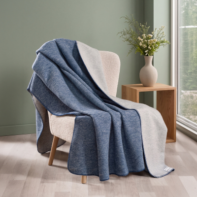 Maxstyle Blau Tek Kişilik Battaniye Denim 150x200 cm - 3
