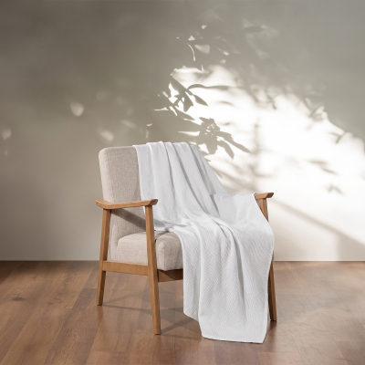 Maxstyle Çift Kişilik %100 Pamuk Pike Vanilya 200x220 cm - 4