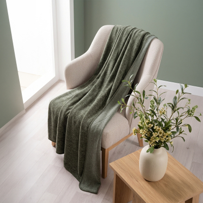 Maxstyle Çift Kişilik Battaniye Khaki 200X220 cm - 2