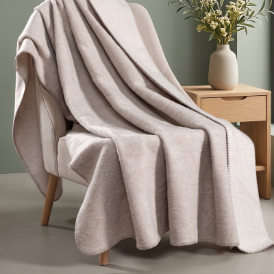 Maxstyle Sephia Çift Kişilik Battaniye Krem 200X220 cm - 4