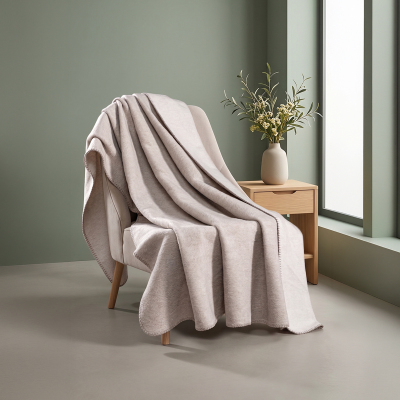 Maxstyle Sephia Tek Kişilik Battaniye Krem 150x200 cm - 3