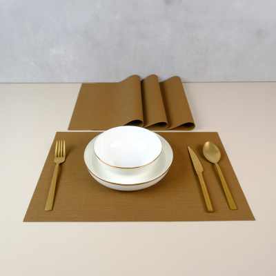 Maxstyle Serene Khaki Parça Amerikan Servis 30x45cm - MAXSTYLE