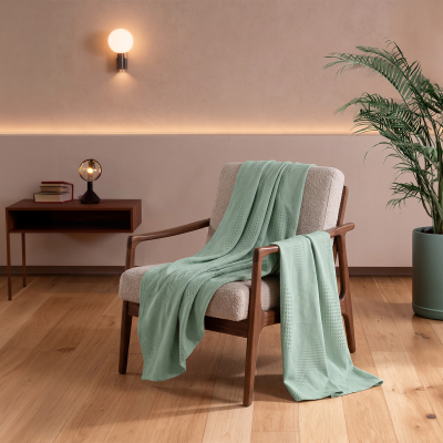 Maxstyle Spring %100 Pamuk Çift Kişilik Pike Çağla 220x230 cm - 4