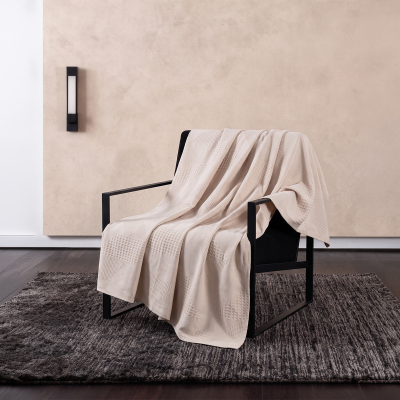 Maxstyle Spring %100 Pamuk Çift Kişilik Pike Krem 220x230 cm - 4