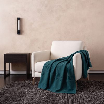 Maxstyle Spring %100 Pamuk Çift Kişilik Pike Petrol 220x230 cm - 4